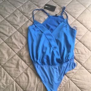 Blue bodysuit